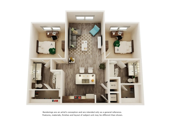 Full apartment layout - IQ Luxury Apartments