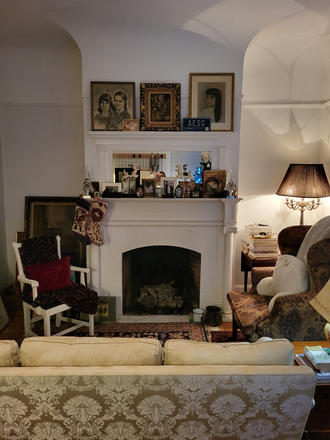 Living room - 3 story historic town home