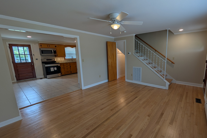 Living room - newly updated in downtown Christiansburg Apartments