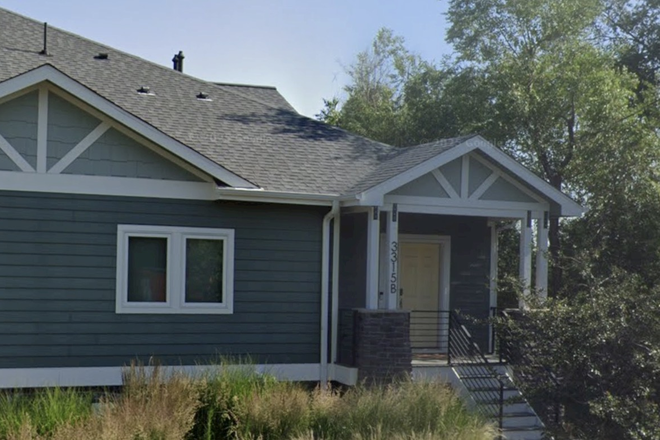 outside street view - *PRICE NEGOTIABLE* Bedroom with attached bathroom in a duplex with Regis students right behi Duplex