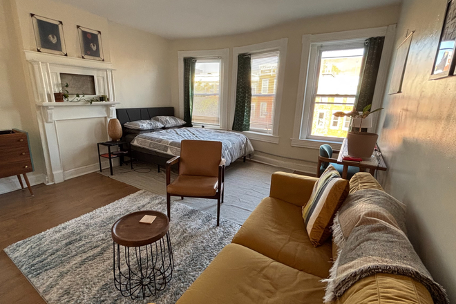 Bedroom/Living Space - Charles Village Summer Sublet Apartments