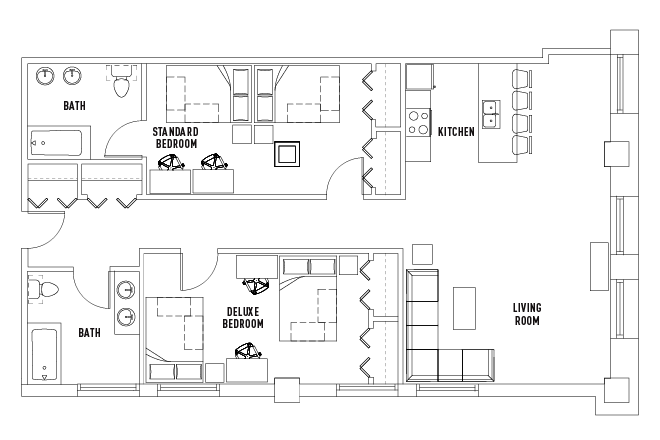 Shared Unit - University Crossings Apartments