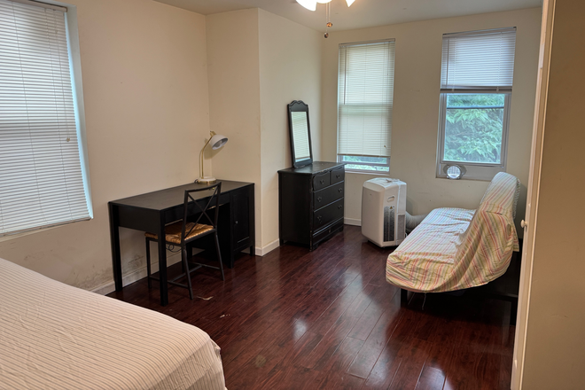 Photo - Fully Furnished with own bathroom- HVAC, laundry on site, walk in closet, storage room, parking Townhome