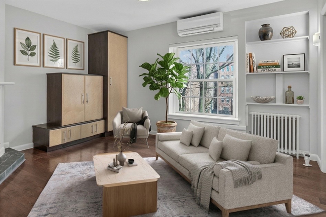 Living Room - Sunlit one bedroom just 3 blocks from MGH & steps away from Charles St on Beacon Hill Condo