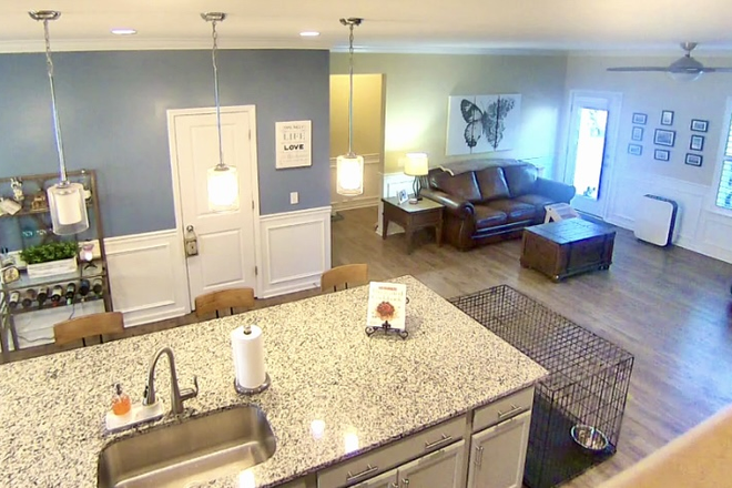 Overhead kitchen/living room - Nexton/Summerville single family shared home-private with one furnished bedroom for rent