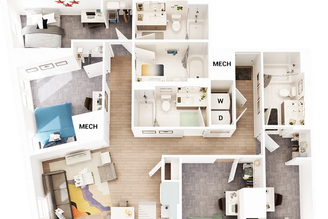 Floor Plan - Union on Knox, College Park and a personal concession offered by me!