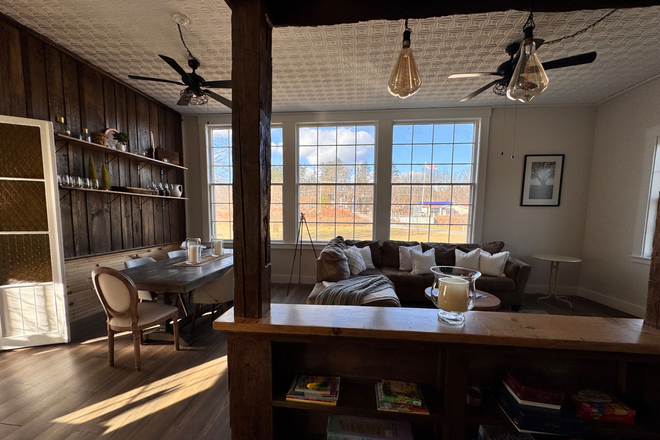 Downstairs main living space - Redbrick Schoolhouse