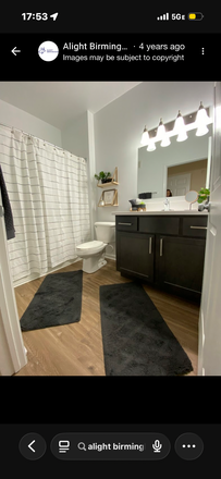 bathroom - Alight Birmingham Apartments