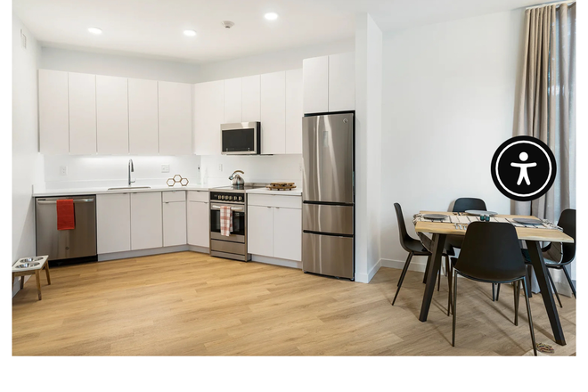 Kitchen/ Dining Area - 1 East Pleasant Apartments, right in downtown and by many bus stops