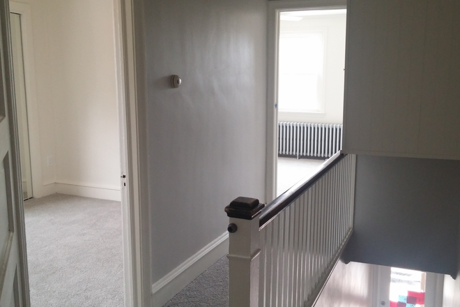 Hallway between bedrooms - ** Large 3 Bedroom Apartment fully Furnished downtown Wayne **