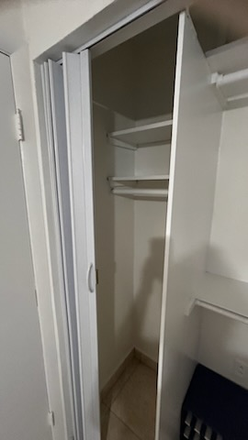 extra closet space - Studio WALK OR BIKE TO UM Campus, Coral Gables  - only 1.3 miles. Utilities included +Cable+Internet Apartments