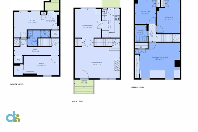 Floor plans - 2028-2029 term Newly Renovated Georgetown townhouse (Georgetown/GU/Burleith)