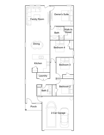 Floor plan - Jaguar Room Available for Rent in VIDA! Furnished and ALL fees included* House