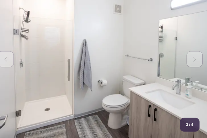Bathroom example - Pristine One-bedroom unit walking distance to campus!