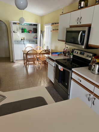Kitchen/Laundry - Room for Rent - All Male House near UCF  - 1GB Fiber