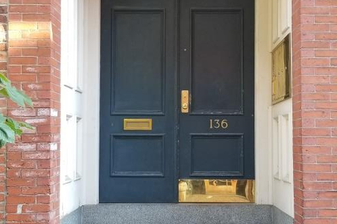 building entrance - #1: Special 1 BR +. Very light-filled, quiet, and well-maintained. Photos: Interior #2; #1 similar. Apartments