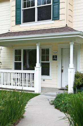 Front (west) - Sunny Colorado Ave Townhouse near CU East Campus