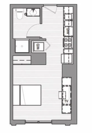 floorplan (furniture included) - RISE at Riverfront Crossings Apartments
