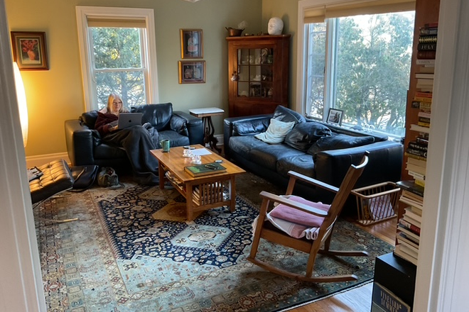 Living Room - Beautiful 5 bedroom Victorian with piano in great school district on Green Line House