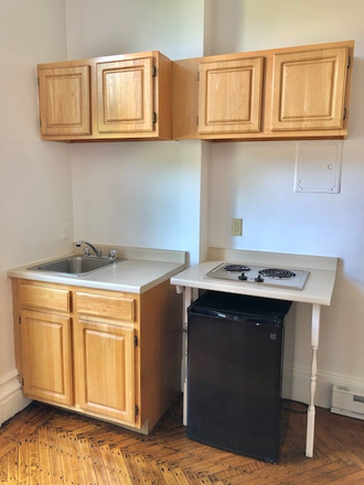 Kitchen - Bright & Sunny Studio on Beacon Street – Available 9/1! Apartments