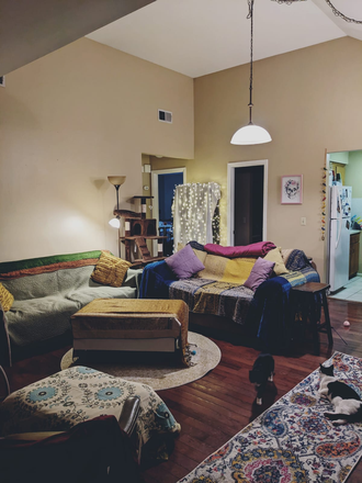 Eclectic/Boho Living Room - Hillsboro Village 2 BD Condo