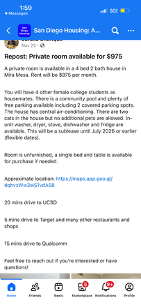 Housing description - Condo