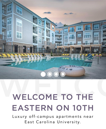 The pool - Eastern on 10th Apartments