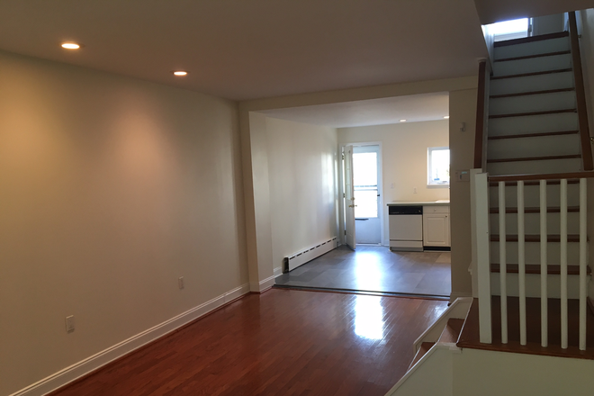 Bright first floor, open concept. - Bright 2 Bedroom/1 Bath House on a Beautiful Tree Lined Street