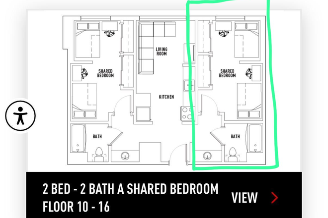 The room for sublet - LightView Apartments