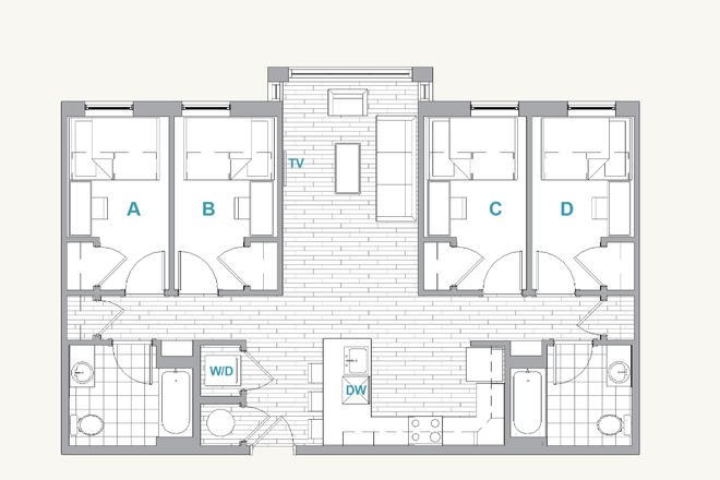Floorplan - Landmark Apartment Building