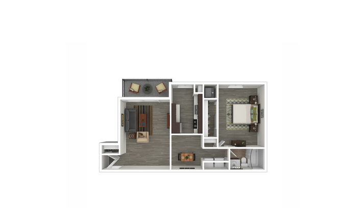 1 Bedroom / 1 Bath - Terrace View Apartment / Summer (short-term) Lease Takeover