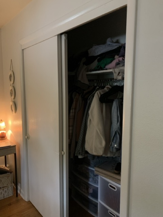 bedroom closet - Spring 2026 Sublet On the Hill Duplex