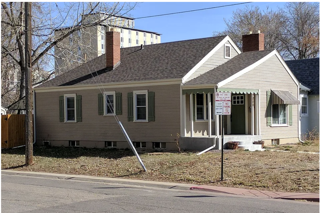Outside Street View - Full listing available of Zillow - House a block away from campus.