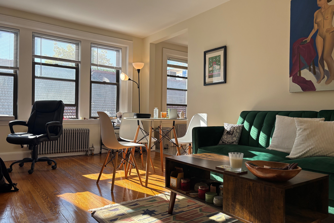 Living Room - Fully Furnished Harvard University Housing Sublet Across from HLS – All Utilities Included