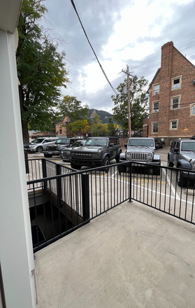 Outdoor Private Patio View of Flatirons, Great sunlight on patio too! - Oak House Apartment (Pricing EXTREMELY NEGOTIABLE) (2 Minute Walk to Campus) Central Hill L