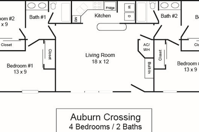 Layout - Updated 4 Bedroom unit Condo