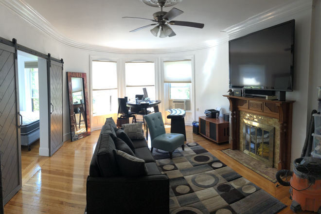 a - 2 bed 2 bath with living room and LAUNDRY IN UNIT and PARKING SPOT, NO BROKER FEE Apartments