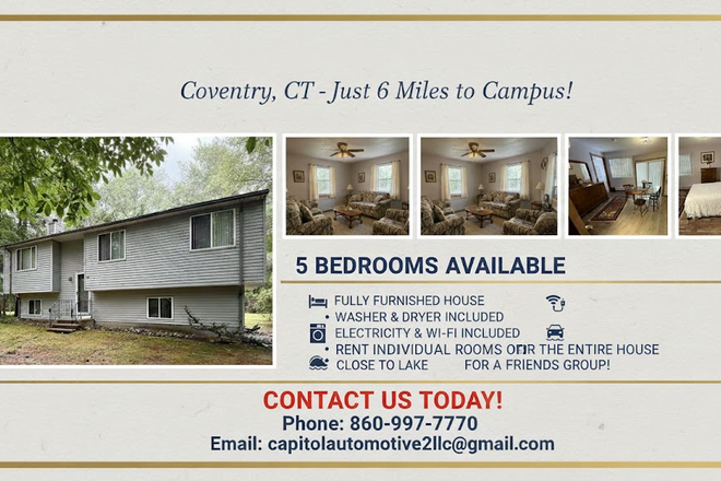 Living room, bedroom view! - Coventry House (only 6 miles from campus!)