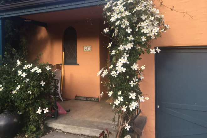 Front door - charming two story home with great sunset views in friendly neighborhood.