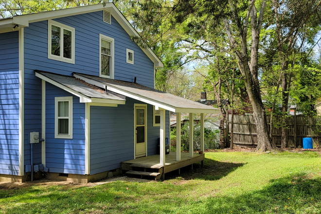 Back of House - Bedroom at Carrboro Farmers Market Area House