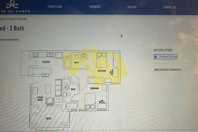 Highlighted bedroom and bathroom is available - VDC (in unit laundry, own bathroom and room)