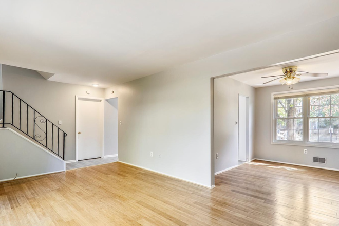 Living room - one bedroom with shared bathroom Townhome