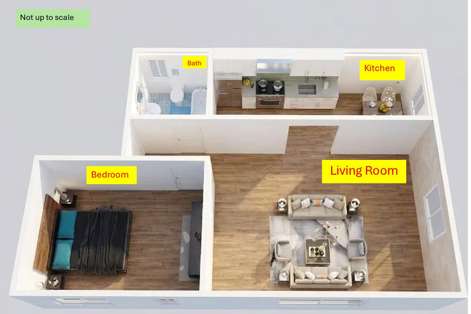 Bedroom - Top floor Corner unit, Big Bayview Window Penthouse, Feel !