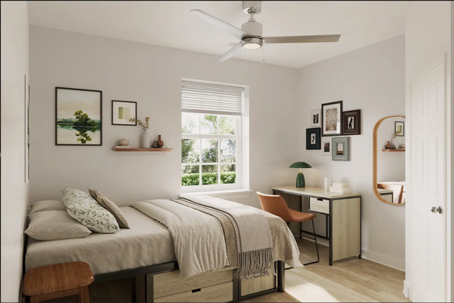 Bedroom - FURNISHED STUDIO APARTMENT