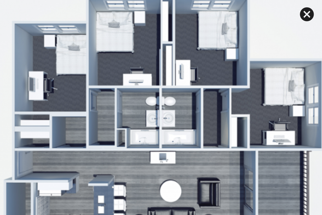 Schematic - Sublet - one room in The Harrison Apartments (queer affirming roommates)