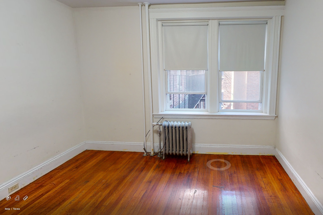 Visit hubrealtyproperties.com - Large 1 bedroom split, with eat in kitchen, in the Fenway Apartments