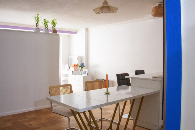 Living room - Fully Furnished 1BR + Study in Boston Downtown — Steps to MGH, MIT, Harvard, and Charles River Condo