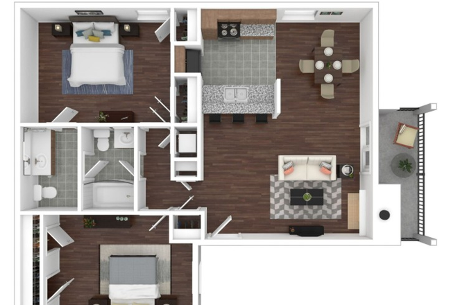 Floor layout - The Halston