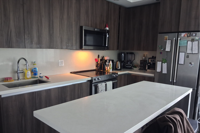 Kitchen - 1 Furnished Bedroom with balcony right off Wellesley Station at The Ivy