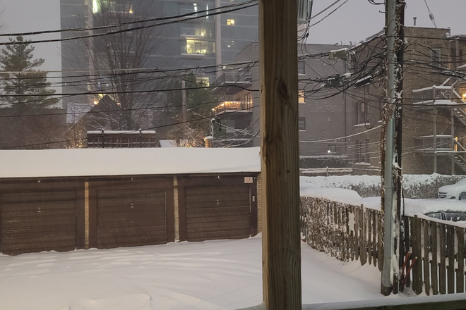 outside - large 2 first floor and basement apartment near the redline